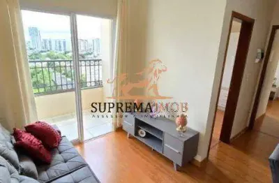 Apartamento mobiliado, 52 m² - venda  ou aluguel -residencial villa sunset