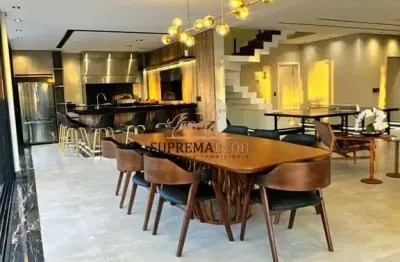 Casa sobrado com 5 suítes á venda , condomínio alphaville nova esplanada 4