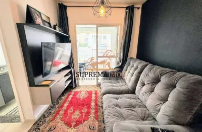 Apartamento térreo com 61m² à venda, condomínio residencial orquídeas