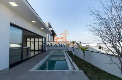 Casa térrea com 4 suítes à venda  - condomínio alphaville castelo - itu/sp