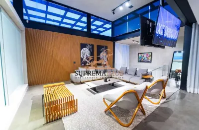 Casa de alto padrão mobiliado, condomínio alphaville nova esplanada ii