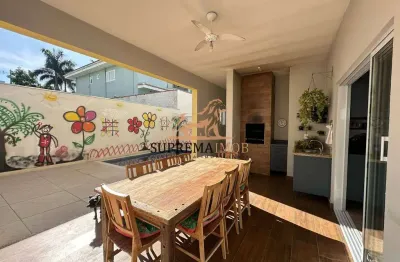 Casa de alto padrão com 3 suítes à venda - condomínio portal da primavera