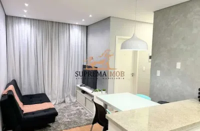 Apartamento semi mobiliado com 52 m² à venda residencial villa sunset