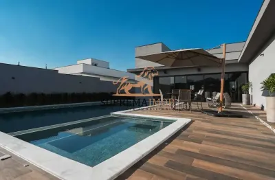 Casa térrea com 4 suítes de alto padrão , condomínio saint patrick