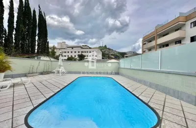 Apartamento à venda em teresópolis-rj: 2 quartos, 1 suíte, 2 banheiros, vaga de garagem, 59m² próximo a todo comércio do centro da cidade.