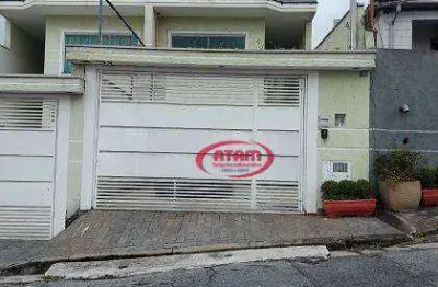 Sobrado semi novo de alto padrão-3 suites - 4 vagas - vila mazzei