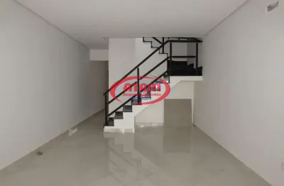 Sobrado novo e nunca habitado - 160 m² de área construída - 3 dormitórios (3 suítes) - 2 vagas de garagem