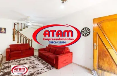 Maravilhoso sobrado cond. fechado-3 dorm. 2 suítes-2 vagas