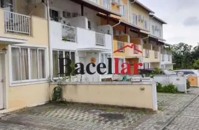 Casa em condomínio fechado com 4 quartos à venda na estrada do cafundá, taquara, rio de janeiro, 120 m2 por r$ 375.000