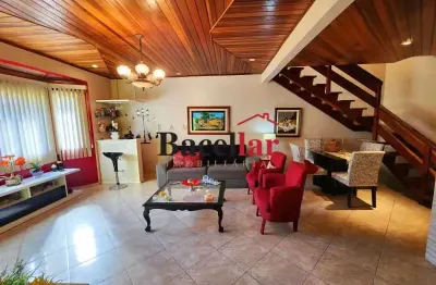Casa em condomínio fechado com 5 quartos à venda na estrada do outeiro santo, taquara, rio de janeiro, 196 m2 por r$ 900.000