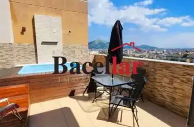 Cobertura com 2 quartos à venda na rua piauí, todos os santos, rio de janeiro, 100 m2 por r$ 790.000