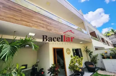 Casa em condomínio fechado com 3 quartos à venda na rua geminiano gois, freguesia (jacarepaguá), rio de janeiro, 240 m2 por r$ 950.000