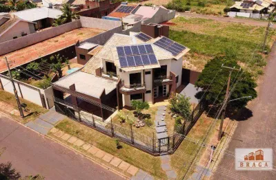 Sobrado com 3 dormitórios à venda, 224 m² por r$ 1.400.000,00 - classe a - navirai/ms