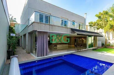 Casa com 3 dormitórios à venda, 600 m² por r$ 7.200.000,00 - chácara santo antônio - são paulo/sp
