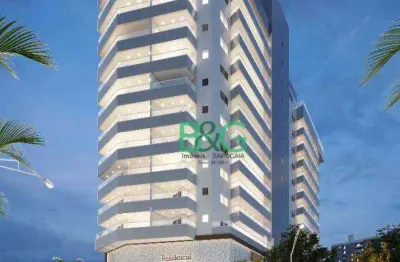 Apartamento com 2 dormitórios à venda, 79 m² por r$ 466.900,00 - mirim - praia grande/sp