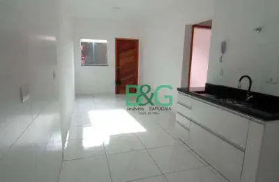 Casa com 2 dormitórios para alugar, 45 m² por r$ 1.737,50/mês - parque cruzeiro do sul - são paulo/sp