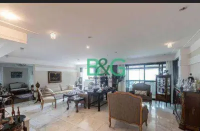 Apartamento com 4 dormitórios à venda, 375 m² por r$ 2.599.000,00 - jardim anália franco - são paulo/sp