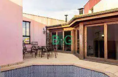 Cobertura com 4 dormitórios à venda, 223 m² por r$ 2.350.000,00 - jardim avelino - são paulo/sp