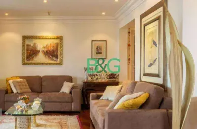 Apartamento com 4 dormitórios à venda, 200 m² por r$ 3.155.000,00 - moema pássaros - são paulo/sp