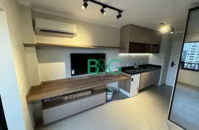 Studio com 1 dormitório para alugar, 25 m² por r$ 3.970,00/mês - pinheiros - são paulo/sp