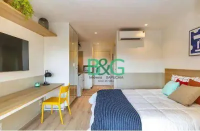 Studio com 1 dormitório à venda, 27 m² por r$ 515.000,00 - pinheiros - são paulo/sp