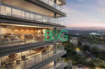 Apartamento com 4 dormitórios à venda, 327 m² por r$ 9.959.499,00 - alto de pinheiros - são paulo/sp