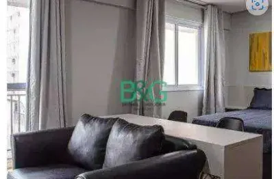 Studio com 1 dormitório à venda, 32 m² por r$ 424.000,00 - centro histórico de são paulo - são paulo/sp