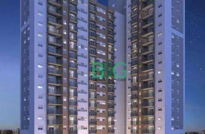 Apartamento com 2 dormitórios à venda, 37 m² por r$ 316.107,00 - chácara califórnia - são paulo/sp