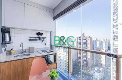 Apartamento com 1 dormitório para alugar, 26 m² por r$ 5.720/mês - vila nova conceio - são paulo/sp
