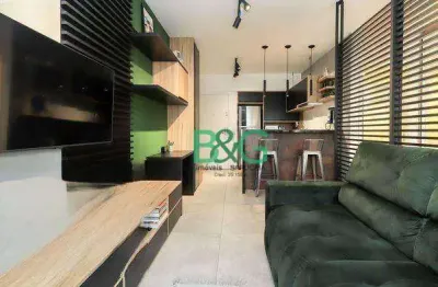 Studio com 1 dormitório à venda, 39 m² por r$ 550.000,00 - santa ifigênia - são paulo/sp