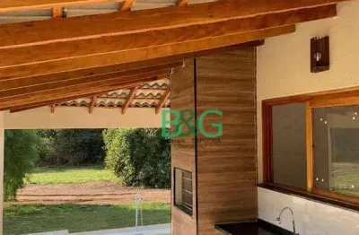 Chácara com 3 dormitórios à venda, 434 m² por r$ 570.000,00 - condominio ninho verde - porangaba/sp