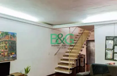 Sobrado com 3 dormitórios à venda, 202 m² por r$ 749.000,00 - jardim - santo andré/sp