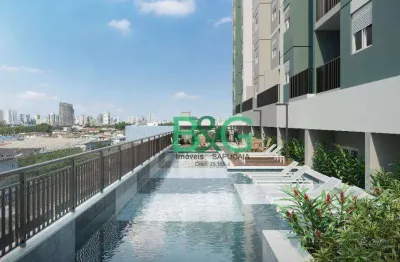 Apartamento com 2 dormitórios à venda, 46 m² por r$ 465.743,04 - tatuapé - são paulo/sp