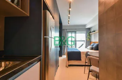 Studio com 1 dormitório à venda, 24 m² por r$ 650.000 - moema - são paulo/sp