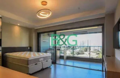 Studio com 1 dormitório à venda, 41 m² por r$ 864.000,00 - brooklin paulista - são paulo/sp