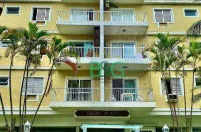 Apartamento com 1 dormitório à venda, 50 m² por r$ 208.000,00 - vila júlia - guarujá/sp