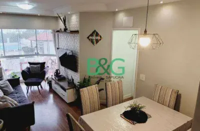 Apartamento com 3 dormitórios à venda, 78 m² por r$ 698.900,00 - jardim campo grande - são paulo/sp