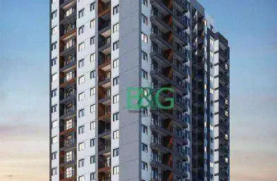 Apartamento com 2 dormitórios à venda, 37 m² por r$ 302.561,05 - lapa de baixo - são paulo/sp