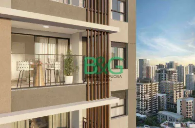 Apartamento com 1 dormitório à venda, 47 m² por r$ 692.010,00 - nova klabin - são paulo/sp