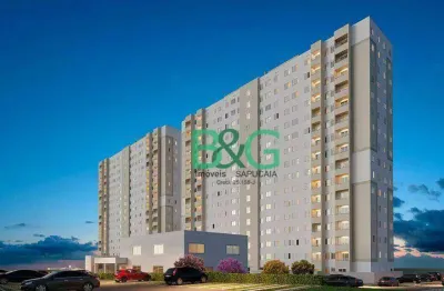 Apartamento com 2 dormitórios à venda, 42 m² por r$ 261.350,10 - vila são paulo - mogi das cruzes/sp