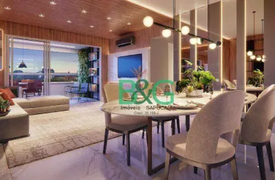 Apartamento com 3 dormitórios à venda, 129 m² por r$ 1.183.050,00 - embaré - santos/sp