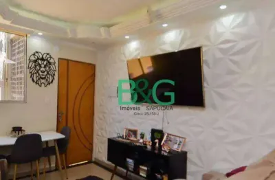 Apartamento com 2 dormitórios à venda, 49 m² por r$ 204.000,00 - jardim tranqüilidade - guarulhos/sp