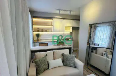 Studio com 1 dormitório à venda, 27 m² por r$ 350.000 - belém - são paulo/sp