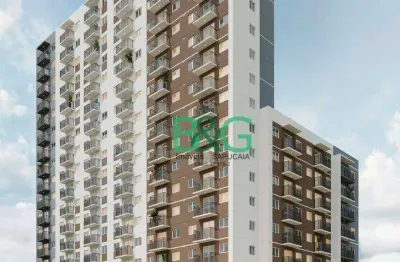 Apartamento com 2 dormitórios à venda, 36 m² por r$ 310.541,22 - barra funda - são paulo/sp