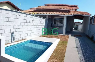 Sobrado com 2 dormitórios à venda, 85 m² por r$ 350.000,00 - jardim guacyra - itanhaém/sp