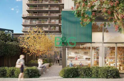 Studio à venda, 28 m² por r$ 416.046,80 - brooklin - são paulo/sp