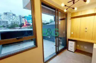 Apartamento garden com 1 dormitório à venda, 31 m² por r$ 385.000,00 - alto da boa vista - são paulo/sp