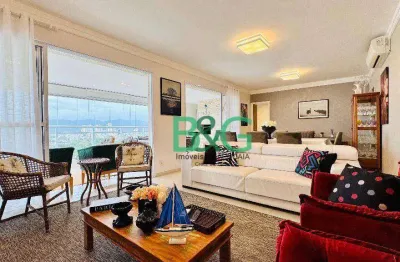Apartamento com 3 dormitórios à venda, 158 m² por r$ 1.400.000 - parque enseada - guarujá/sp