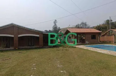 Chácara com 4 dormitórios à venda, 1000 m² por r$ 520.000,00 - cruz vera - brasópolis/mg