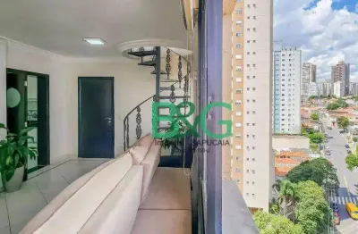 Cobertura com 3 dormitórios à venda, 185 m² por r$ 1.200.000,00 - vila gumercindo - são paulo/sp